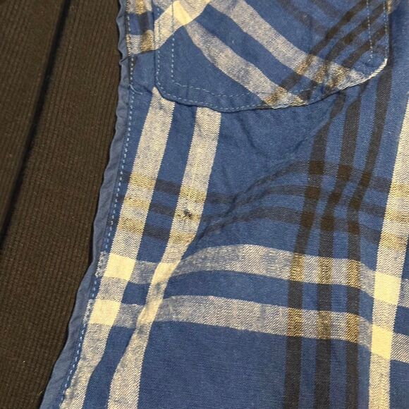 Harley Davidson 115th Anniversary Blue Button up flannel - Picture 6 of 6